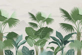 Seamless flower wallpaper with repeating floral patterns
